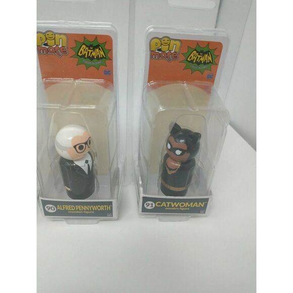 Wooden Pin Mates DC Comics Batman Classic TV Lot of 8 Batman and more from TV - Picture 5 of 6